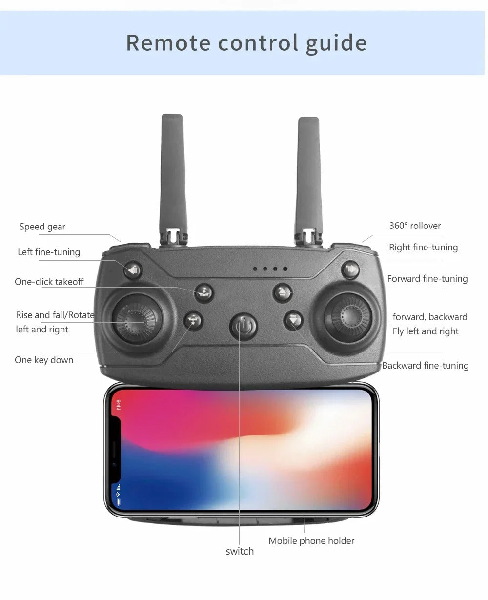 SKYVIEW PRO - DRON INTELIGENTE 4K + maletín